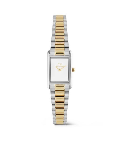 Daniel Wellington(ダニエルウェリントン)の「Bound Mini 3-Link White Two Tone レディース腕時計 ローズゴールド/ゴールド(アナログ腕時計・レディース・イエローゴールド/ピンクゴールド・ONE SIZE)」の1枚目の写真
