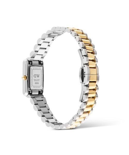 Daniel Wellington(ダニエルウェリントン)の「Bound Mini 3-Link White Two Tone レディース腕時計 ローズゴールド/ゴールド(アナログ腕時計・レディース・イエローゴールド/ピンクゴールド・ONE SIZE)」の7枚目の写真