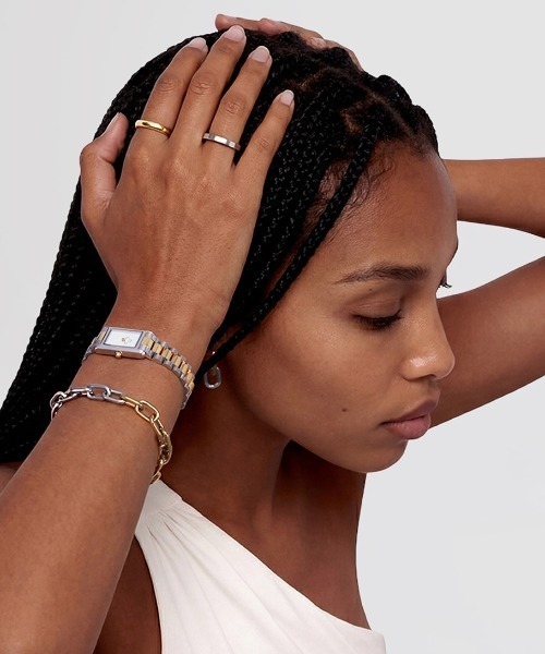 Daniel Wellington(ダニエルウェリントン)の「Bound Mini 3-Link White Two Tone レディース腕時計 ローズゴールド/ゴールド(アナログ腕時計・レディース・イエローゴールド/ピンクゴールド・ONE SIZE)」の11枚目の写真