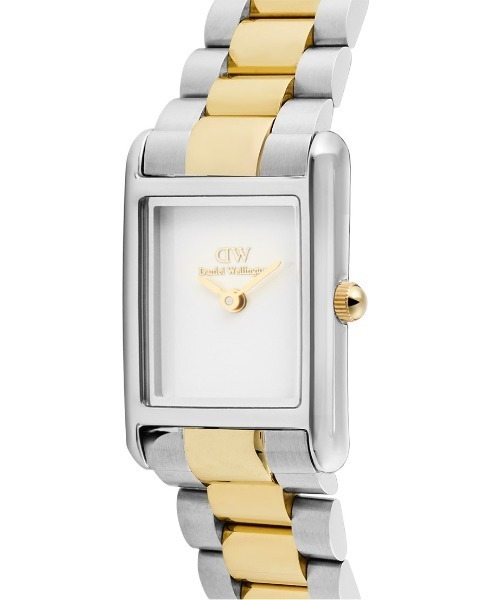 Daniel Wellington(ダニエルウェリントン)の「Bound Mini 3-Link White Two Tone レディース腕時計 ローズゴールド/ゴールド(アナログ腕時計・レディース・イエローゴールド/ピンクゴールド・ONE SIZE)」の4枚目の写真