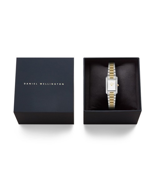Daniel Wellington(ダニエルウェリントン)の「Bound Mini 3-Link White Two Tone レディース腕時計 ローズゴールド/ゴールド(アナログ腕時計・レディース・イエローゴールド/ピンクゴールド・ONE SIZE)」の8枚目の写真