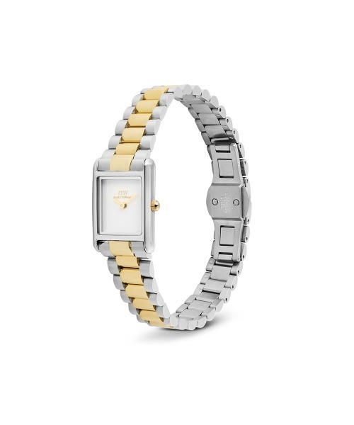 Daniel Wellington(ダニエルウェリントン)の「Bound Mini 3-Link White Two Tone レディース腕時計 ローズゴールド/ゴールド(アナログ腕時計・レディース・イエローゴールド/ピンクゴールド・ONE SIZE)」の3枚目の写真