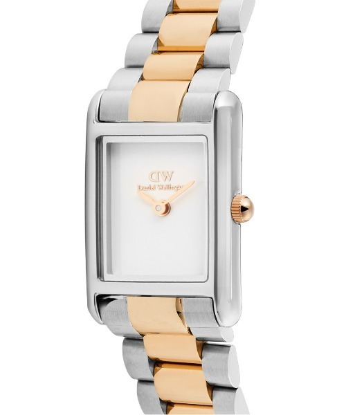 Daniel Wellington(ダニエルウェリントン)の「Bound Mini 3-Link White Two Tone レディース腕時計 ローズゴールド/ゴールド(アナログ腕時計・レディース・イエローゴールド/ピンクゴールド・ONE SIZE)」の6枚目の写真