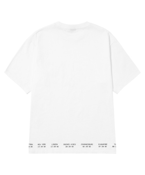 HUF（ハフ）の「FLIGHT PATH TEE（Tシャツ/カットソー・メンズ・ホワイト/ブラック・S/M/L/XL/XXL）」の4枚目の写真