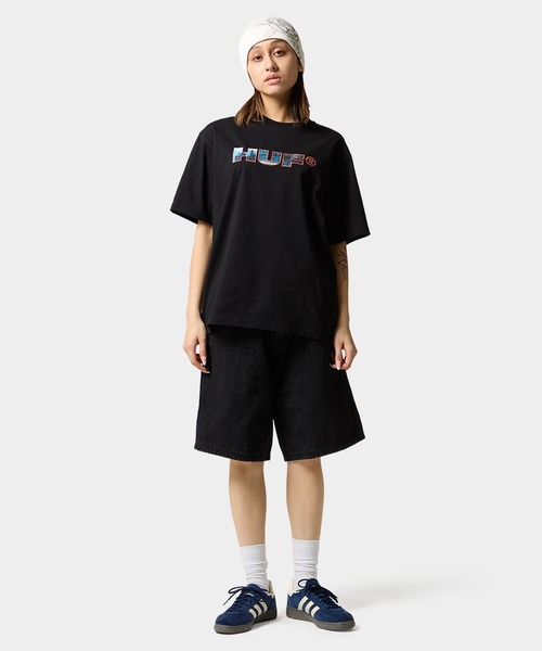 HUF（ハフ）の「FLIGHT PATH TEE（Tシャツ/カットソー・メンズ・ホワイト/ブラック・S/M/L/XL/XXL）」の7枚目の写真