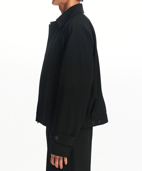 markaware(マーカウェア)の「【MARKAWARE】SERVICE JACKET(3/72アルゼンチンウールトロピカルサバイバルクロス / サービスジャケット)(ブルゾン・メンズ・ベージュ/ブラック・2/3)」の5枚目の写真