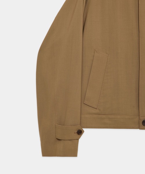 markaware(マーカウェア)の「【MARKAWARE】SERVICE JACKET(3/72アルゼンチンウールトロピカルサバイバルクロス / サービスジャケット)(ブルゾン・メンズ・ベージュ/ブラック・2/3)」の7枚目の写真