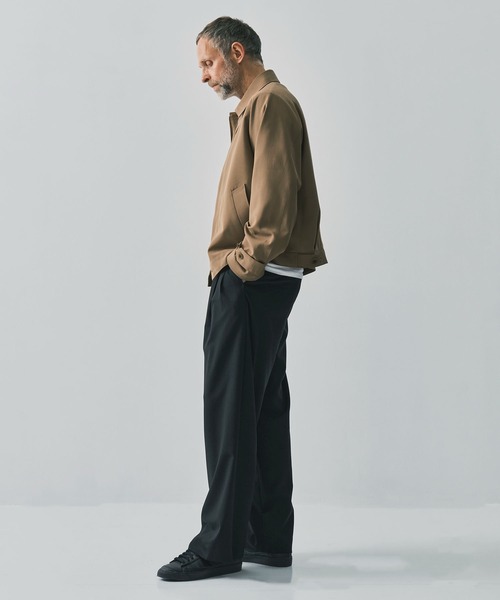 markaware(マーカウェア)の「【MARKAWARE/マーカウェア】SERVICE JACKET(3/72アルゼンチンウールトロピカルサバイバルクロス / サービスジャケット)(ブルゾン・メンズ・ベージュ/ブラック・2/3)」の11枚目の写真
