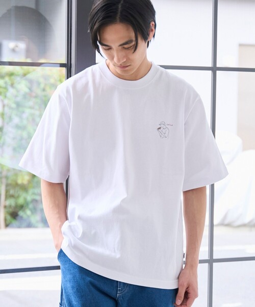 セール】KiyokazuTsujinoイラストプリントTシャツ【抗菌性、消臭性