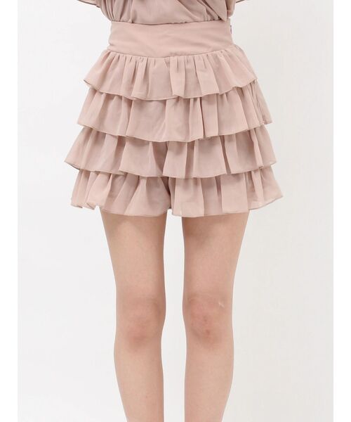 RESEXXY（リゼクシー）の「フリルショートパンツ【セットアップ着用可能】（その他パンツ・レディース・ピンク/ブラック/アイボリー・FREE）」の16枚目の写真