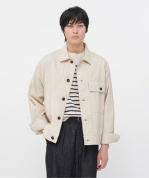 MHL.（エムエイチエル）の「BELGIAN LINEN COTTON PLAINWEAV（ブルゾン）」