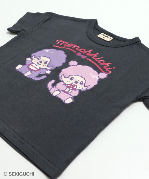 chil2(チルツー)の「〈モンチッチ〉半袖Tシャツ(Tシャツ/カットソー・キッズ・ブラウン/ベージュ/チャコールグレー/ピンク・120cm/80cm/90cm/110cm/100cm/130cm)」の14枚目の写真