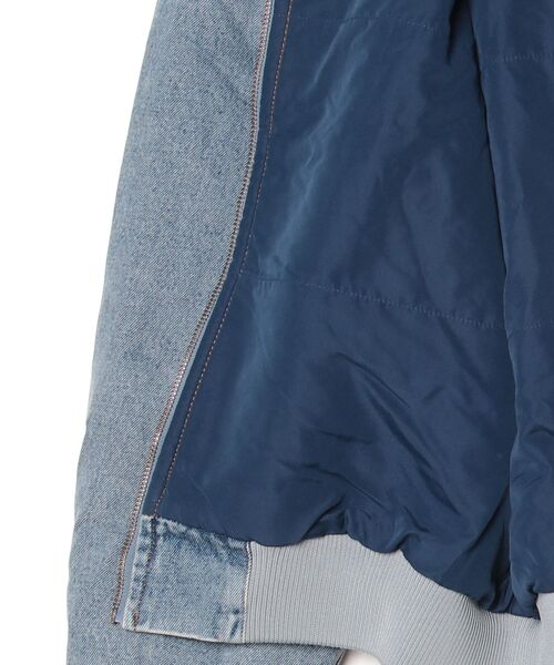adidas（アディダス）の「デニム パデッド ジャケット / アディダスオリジナルス adidas Originals（デニムジャケット・メンズ・ブルー・LARGE/XX-SMALL/SMALL/X-SMALL/MEDIUM/X-LARGE/XX-LARGE/3XL）」の17枚目の写真