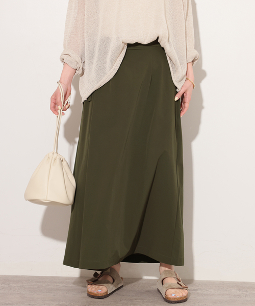 THOUSAND MILE(サウザンドマイル)の「別注【THOUSAND MILE/サウザンドマイル】ベルトSK(スカート・レディース・ブラック/カーキ・FREE)」の2枚目の写真