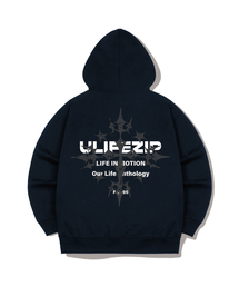 ULIFEZIP（ユーライフジー）の「クラッシュオーバーサイズフードパーカー5カラー[ULZI_2003]（パーカー）」