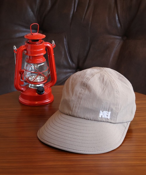 MEI（メイ）の「【MEI/メイ】 MEI DOT-AIR DOUBLE BRIM CAP / ドットエア ダブル ブリム キャップ（キャップ・メンズ・ベージュ/ブラック・FREE）」の2枚目の写真