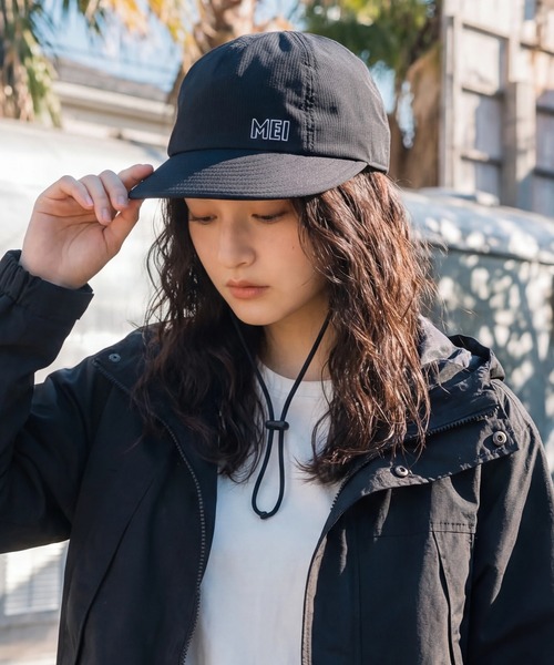 MEI（メイ）の「【MEI/メイ】 MEI DOT-AIR DOUBLE BRIM CAP / ドットエア ダブル ブリム キャップ（キャップ・メンズ・ベージュ/ブラック・FREE）」の11枚目の写真
