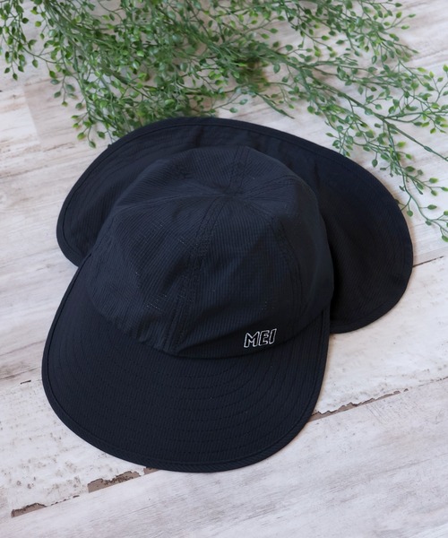 MEI（メイ）の「【MEI/メイ】 MEI DOT-AIR DOUBLE BRIM CAP / ドットエア ダブル ブリム キャップ（キャップ・メンズ・ベージュ/ブラック・FREE）」の3枚目の写真