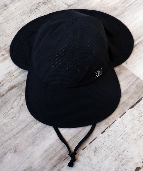 MEI（メイ）の「【MEI/メイ】 MEI DOT-AIR DOUBLE BRIM CAP / ドットエア ダブル ブリム キャップ（キャップ・メンズ・ベージュ/ブラック・FREE）」の9枚目の写真