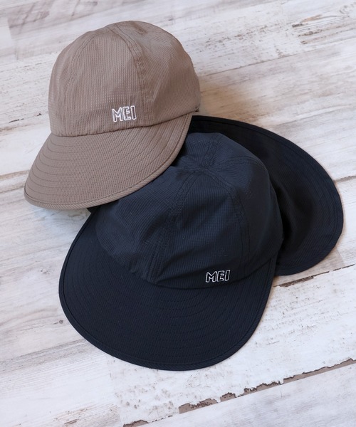 MEI（メイ）の「【MEI/メイ】 MEI DOT-AIR DOUBLE BRIM CAP / ドットエア ダブル ブリム キャップ（キャップ・メンズ・ベージュ/ブラック・FREE）」の12枚目の写真