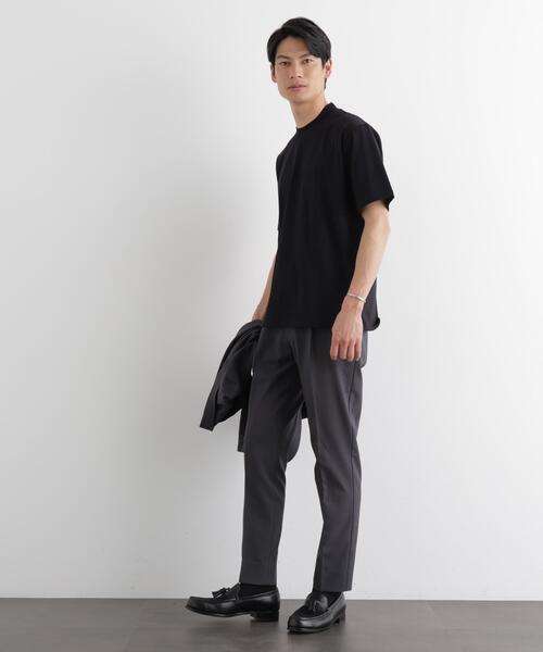 NANO universe(ナノユニバース)の「ジャケT(R) クルーネック 半袖(Tシャツ/カットソー・メンズ・サックスブルー/ブラック/ホワイト・L/M/S/XL)」の10枚目の写真