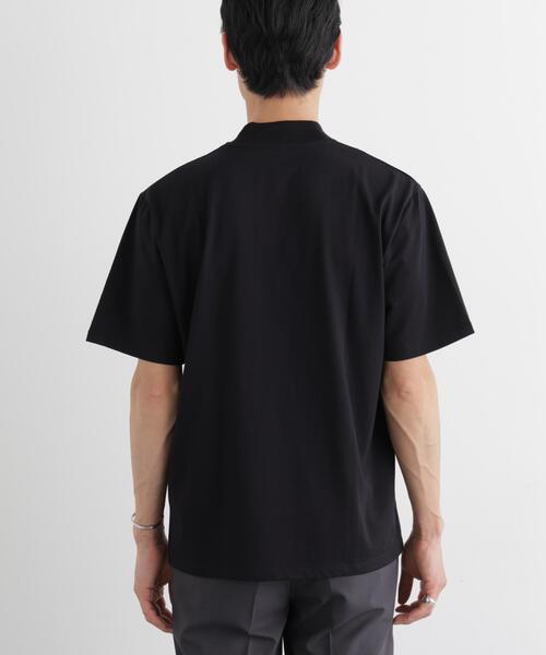 NANO universe(ナノユニバース)の「ジャケT(R) クルーネック 半袖(Tシャツ/カットソー・メンズ・サックスブルー/ブラック/ホワイト・L/M/S/XL)」の13枚目の写真