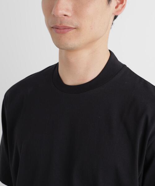 NANO universe(ナノユニバース)の「ジャケT(R) クルーネック 半袖(Tシャツ/カットソー・メンズ・サックスブルー/ブラック/ホワイト・L/M/S/XL)」の14枚目の写真