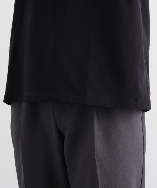 NANO universe(ナノユニバース)の「ジャケT(R) クルーネック 半袖(Tシャツ/カットソー・メンズ・サックスブルー/ブラック/ホワイト・L/M/S/XL)」の16枚目の写真