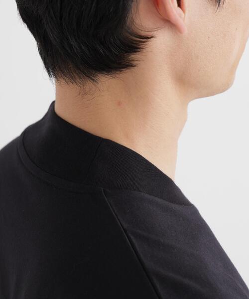 NANO universe(ナノユニバース)の「ジャケT(R) クルーネック 半袖(Tシャツ/カットソー・メンズ・サックスブルー/ブラック/ホワイト・L/M/S/XL)」の17枚目の写真