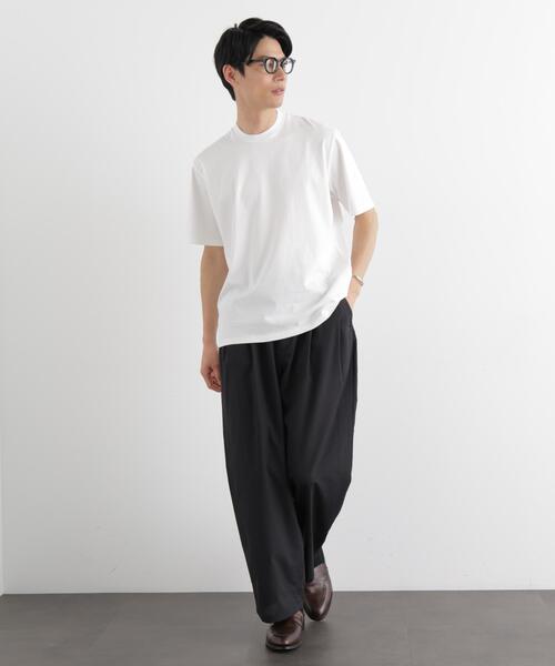 NANO universe(ナノユニバース)の「ジャケT(R) クルーネック 半袖(Tシャツ/カットソー・メンズ・サックスブルー/ブラック/ホワイト・L/M/S/XL)」の13枚目の写真
