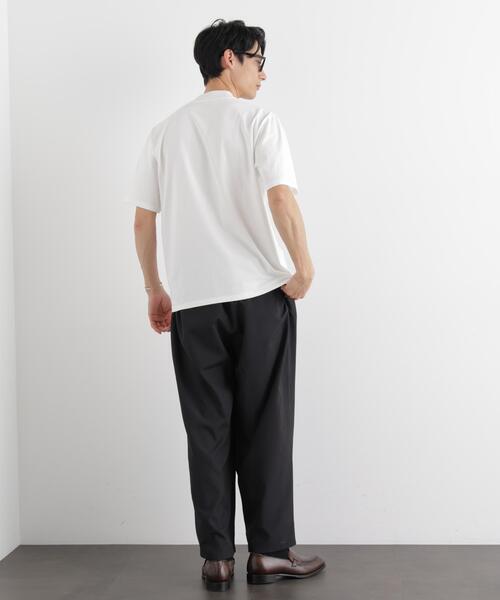 NANO universe(ナノユニバース)の「ジャケT(R) クルーネック 半袖(Tシャツ/カットソー・メンズ・サックスブルー/ブラック/ホワイト・L/M/S/XL)」の11枚目の写真