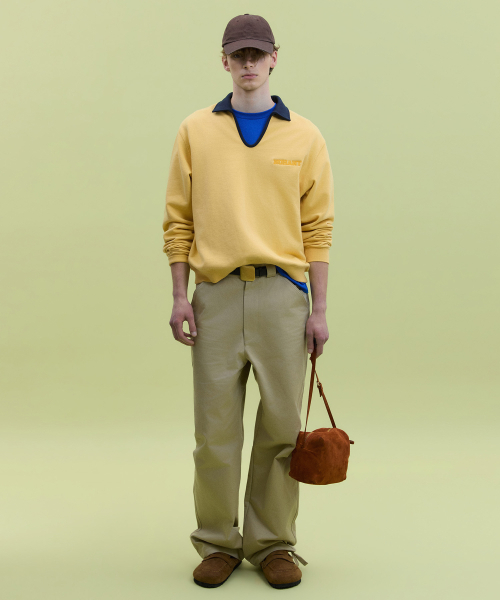 NOHANT(ノアン)の「SUEDE PICNIC BAG CAMEL(メッセンジャーバッグ・メンズ・キャメル・FREE)」の2枚目の写真