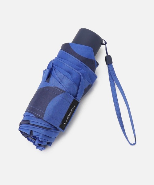 marimekko（マリメッコ）の「Pieni Unikko / Mini Manual folding umbrella（折りたたみ傘・レディース・ネイビー/ピンク系その他・FREE）」の7枚目の写真