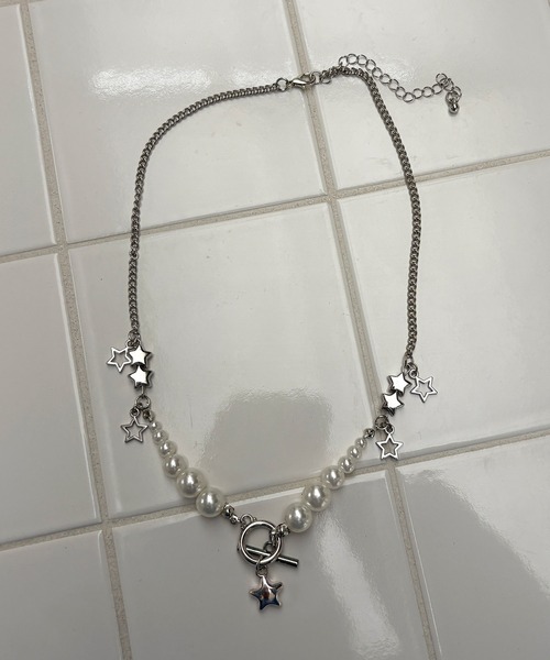 kutir（クティール）の「kutirlune／３連スターネックレス（ネックレス・レディース・シルバー・FREE）」の8枚目の写真