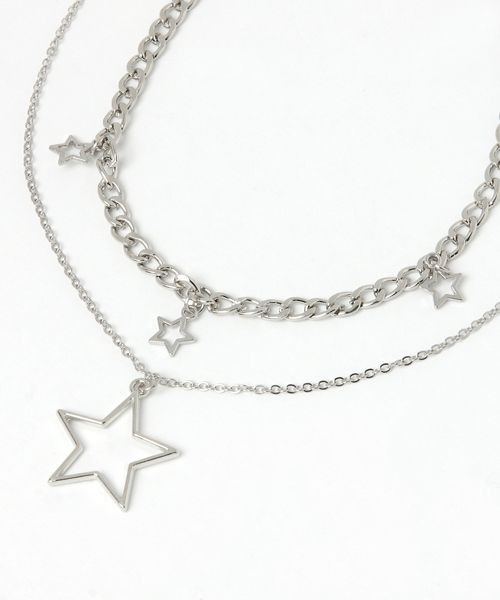 kutir（クティール）の「kutirlune／３連スターネックレス（ネックレス・レディース・シルバー・FREE）」の12枚目の写真