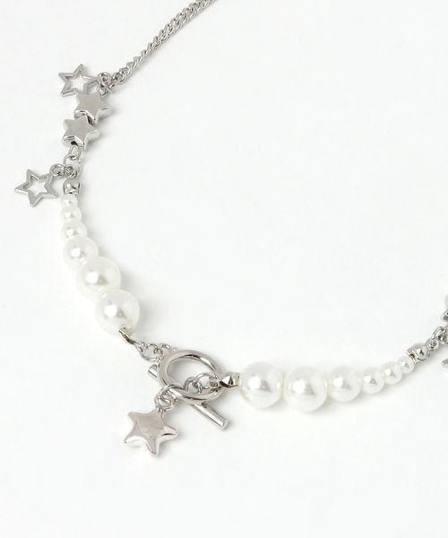 kutir（クティール）の「kutirlune／３連スターネックレス（ネックレス・レディース・シルバー・FREE）」の13枚目の写真