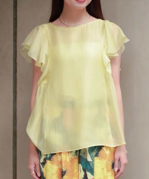 Cellrose polyester T‑shirt — свободный крой с принтом 'Flowers' (Fleece)