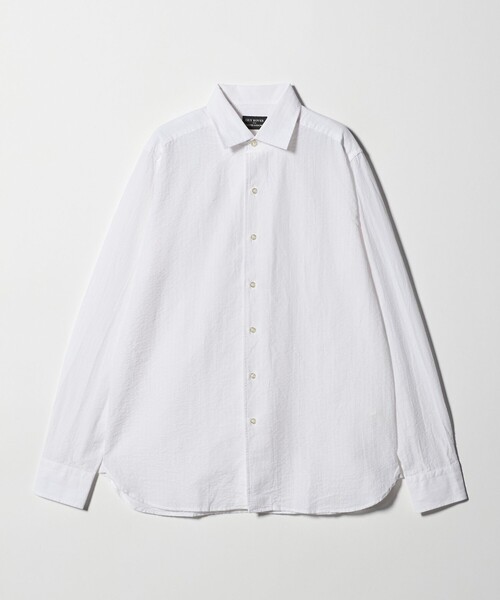 UNITED ARROWS(ユナイテッドアローズ)の「<GUY ROVER>シアサッカー ワンピースカラー シャツ(シャツ/ブラウス・メンズ・ホワイト・L/M/S)」の8枚目の写真