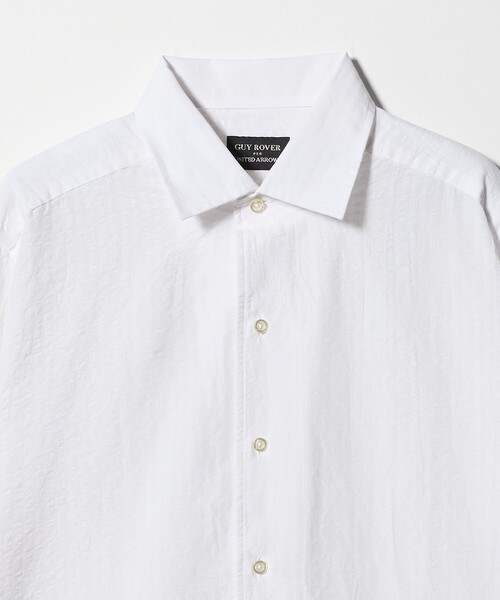 UNITED ARROWS(ユナイテッドアローズ)の「<GUY ROVER>シアサッカー ワンピースカラー シャツ(シャツ/ブラウス・メンズ・ホワイト・L/M/S)」の6枚目の写真