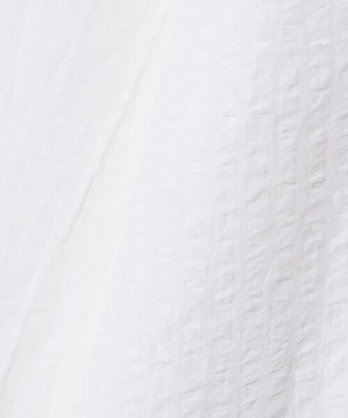 UNITED ARROWS(ユナイテッドアローズ)の「<GUY ROVER>シアサッカー ワンピースカラー シャツ(シャツ/ブラウス・メンズ・ホワイト・L/M/S)」の4枚目の写真
