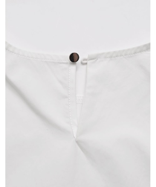 MEISM(ミズム)の「フリルパフハーフスリーブブラウス(シャツ/ブラウス・レディース・ホワイト/ブラック・LARGE/MEDIUM)」の15枚目の写真