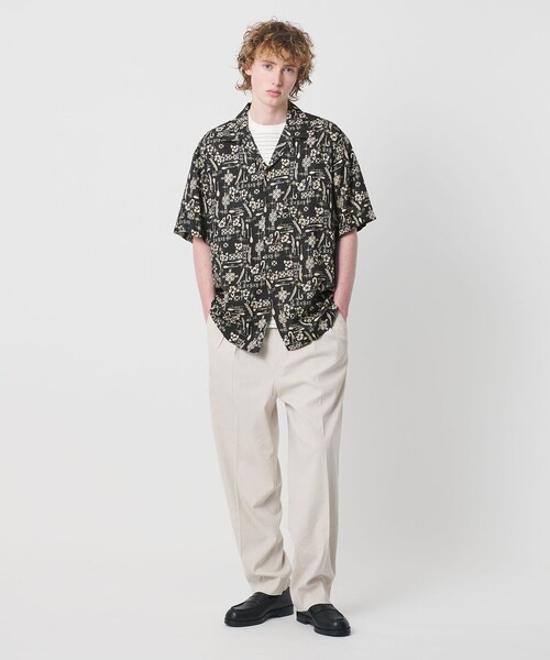 TWO PALMS(トゥーパームス)の「<TWO PALMS>HOOK オープンカラー シャツ(シャツ/ブラウス・メンズ・ブラック・L/M)」の12枚目の写真