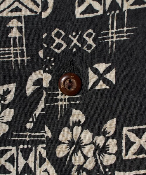 TWO PALMS(トゥーパームス)の「<TWO PALMS>HOOK オープンカラー シャツ(シャツ/ブラウス・メンズ・ブラック・L/M)」の5枚目の写真