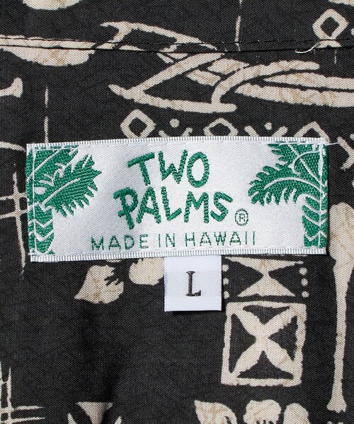 TWO PALMS(トゥーパームス)の「<TWO PALMS>HOOK オープンカラー シャツ(シャツ/ブラウス・メンズ・ブラック・L/M)」の3枚目の写真