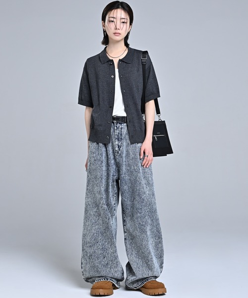 ADRER(アドラー)の「ADRER The Shoulder Bag Ver.2 / ADRER ザ ショルダーバッグ Ver.2(ショルダーバッグ・メンズ・ブラック/グレー・FREE)」の4枚目の写真