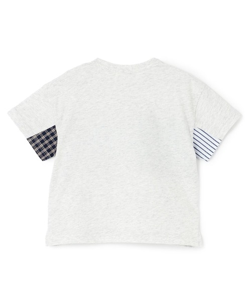 KP BOY（ケーピーボーイ）の「半袖Tシャツ（Tシャツ/カットソー・キッズ・オートミール/ネイビー・100cm/110cm/130cm/140cm/150cm/160cm/120cm）」の3枚目の写真