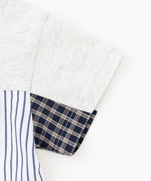 KP BOY（ケーピーボーイ）の「半袖Tシャツ（Tシャツ/カットソー・キッズ・オートミール/ネイビー・100cm/110cm/130cm/140cm/150cm/160cm/120cm）」の5枚目の写真