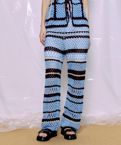 Multi Border Crochet Pants/マルチボーダークロシェパンツ（その他