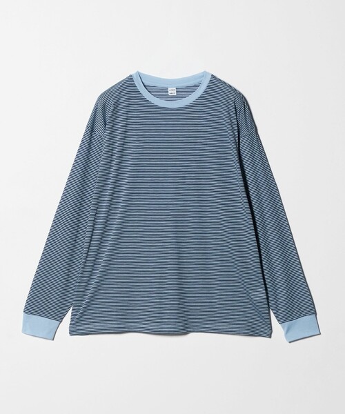 CITEN(シテン)の「<CITEN>シアーボーダートップ(Tシャツ/カットソー・レディース・ライム/ライトブルー・FREE)」の12枚目の写真