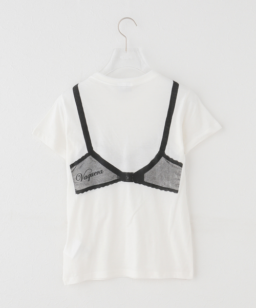 VAQUERA(バケラ)の「VAQUERA / バケラ WOMEN BRA T SHIRT(Tシャツ/カットソー・レディース・ホワイト・SMALL/MEDIUM)」の2枚目の写真